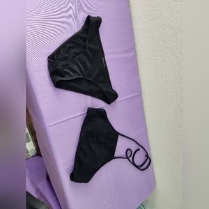 Juniors xs/sm black bikini